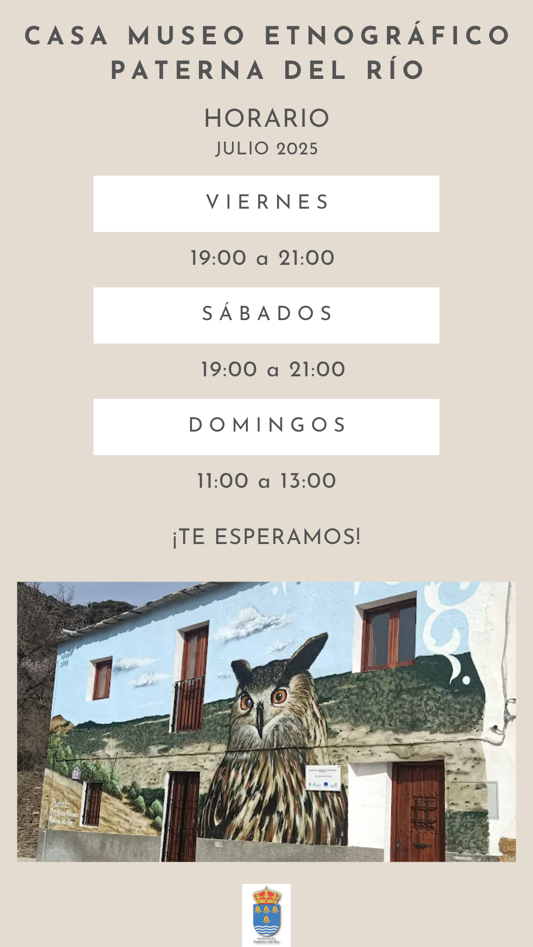 APERTURA CASA MUSEO ETNOGRÁFICO PATERNA DEL RÍO